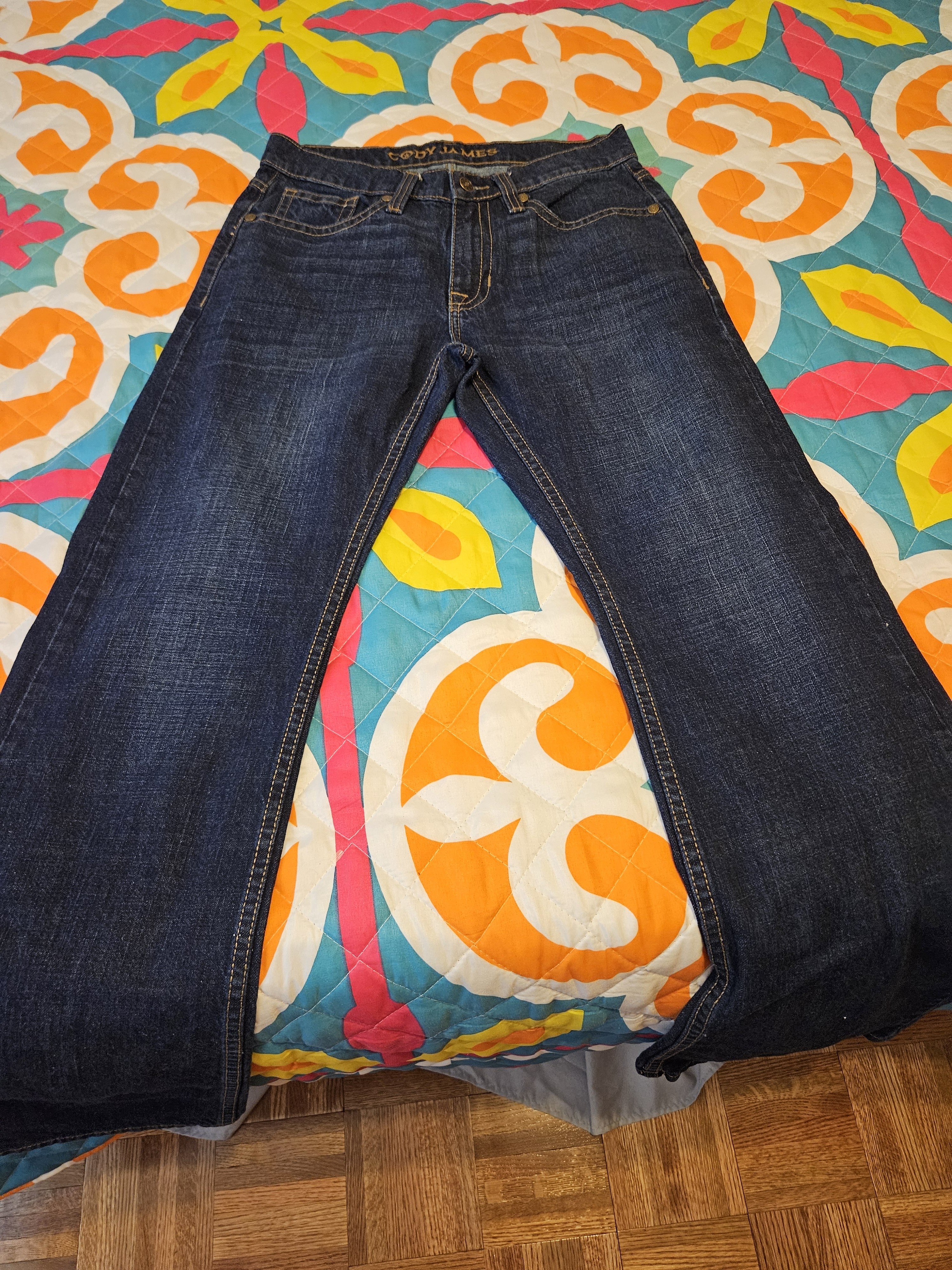 Dark Wash Men’s Jeans - Classic Straight Fit